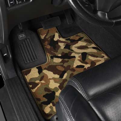 Camo Custom Car Mat from GGBailey.com