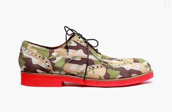 Dapper Camo Brogue Men Shoes