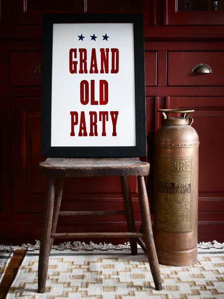 Grand Old Party Art Print from Old Try