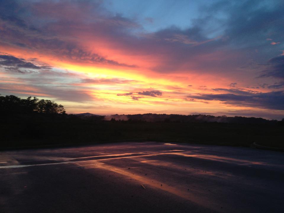 Sunset in Blue Ridge, GA