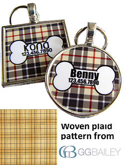 Plaid dog bone1