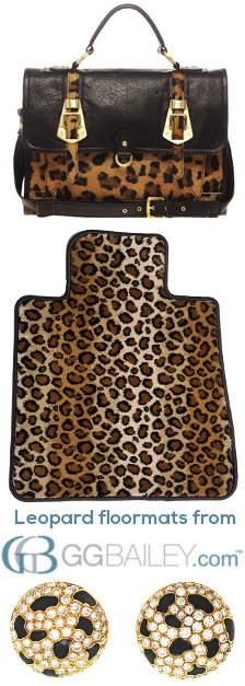 Leopard floor mats pro3