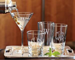 Monogram barware