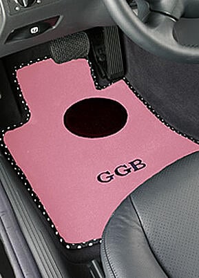Pink Custom Car Mat