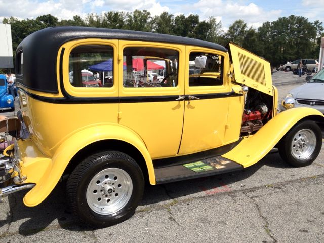 Antique Car Yellow