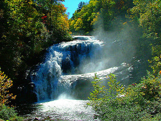 Bald River Falls in Tennessee