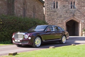 Luxury car mats in the Bentley Mulsanne