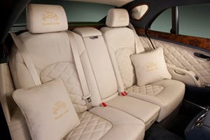 This special edition Bentley features our luxury custom car mats