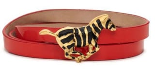 Kate Spade zebra belt