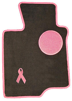 breast cancer floor mat