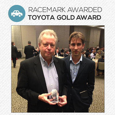 toyota gold award racemark