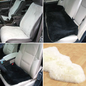 sheepskin car seat cushions