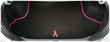 Pink Ribbon Trunk Mat 