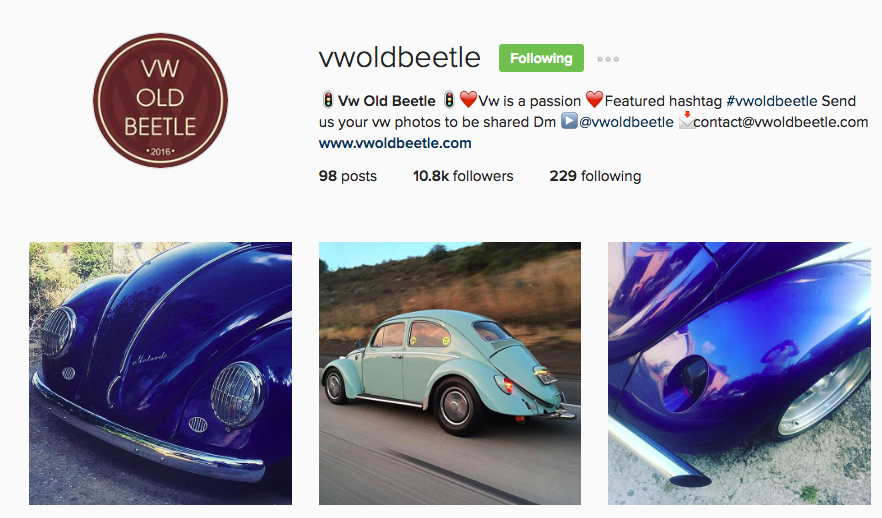 vwoldbeetle instagram