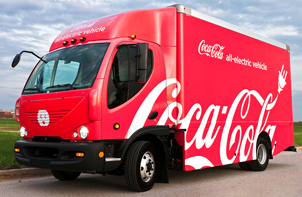 Smith Electric Vehicles Coca Cola truck